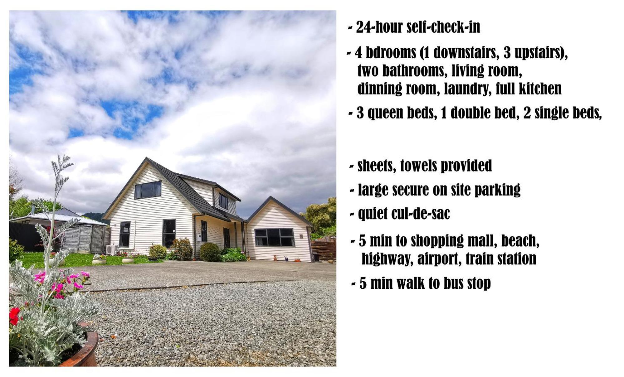 Atarau Grove Holiday House Paraparaumu Zewnętrze zdjęcie
